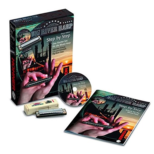 Hohner Step by Step Starter Set Kit d’initiation à l’harmonica (en anglais) (Import Royaume Uni) - Les Beatles, Paul McCartney, John Lennon, RIngo Starr, George Harrison Hohner Step by Step Starter Set Kit d'initiation à l'harmonica (en anglais) (Import Royaume Uni)