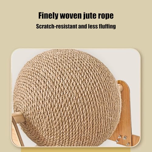 Jouet pour chat pour la santé des griffes avec structure bois stable