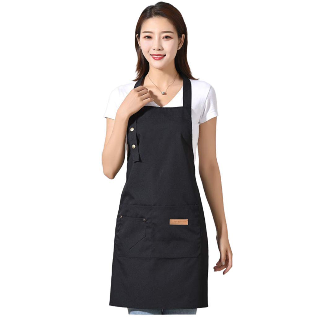 Tablier Cuisine BBQ Coton Toile Croisillon Dos – Poches XXL, Réglable Unisexe Homme Femme