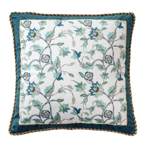 patdrea Designer French Velvet Couch Throw Pillow Cover,18"x18"-NoahD