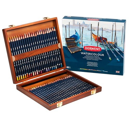 【新品・未使用】DERWENT ウォーターカラー ウッドボックス72色 51JfvcH-GLL.jpg