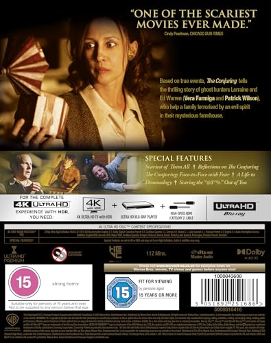 The Conjuring 4K Evita la Compresión del Streaming con este Bluray 2013 4