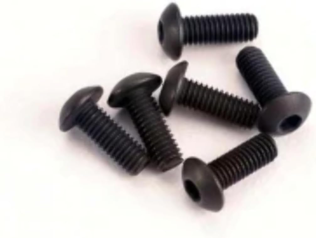 2576 Screws, 3x8mm Button-Head Machine (Hex Drive) (6)