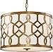 Crystorama Libby Langdon Jennings 3 Light Aged Brass Chandelier