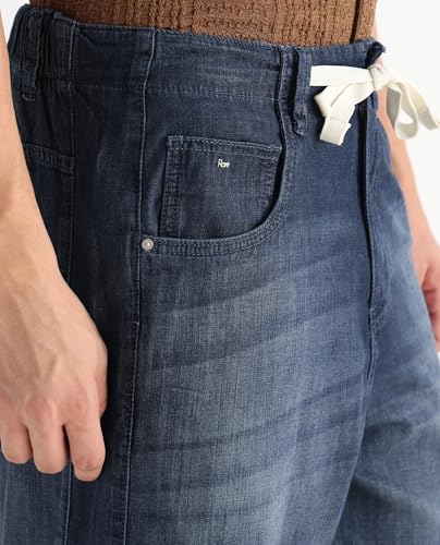 Image of Rare Rabbit Baggy Plain Jeans