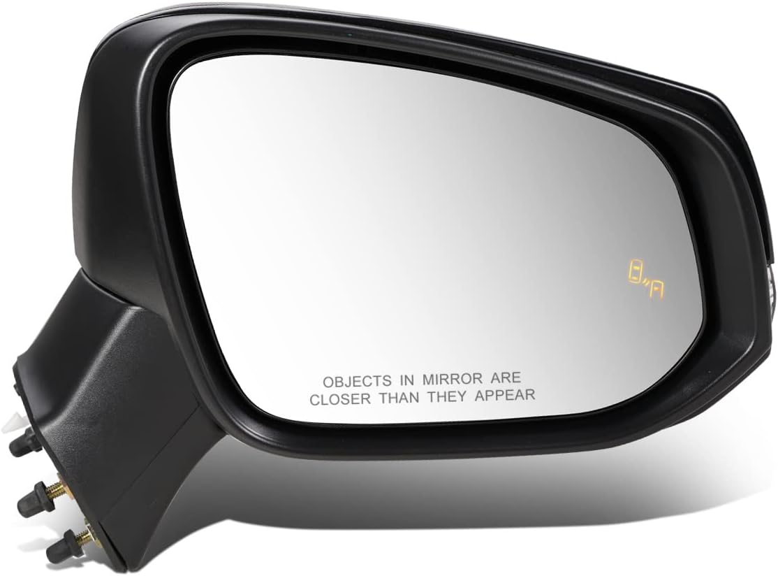 DNA Motoring OEM-MR-TO1321310 Factory Style Powered+Heated+Turn Signal Right Side Door Mirror Compatible with 13-15 Toyota Rav4