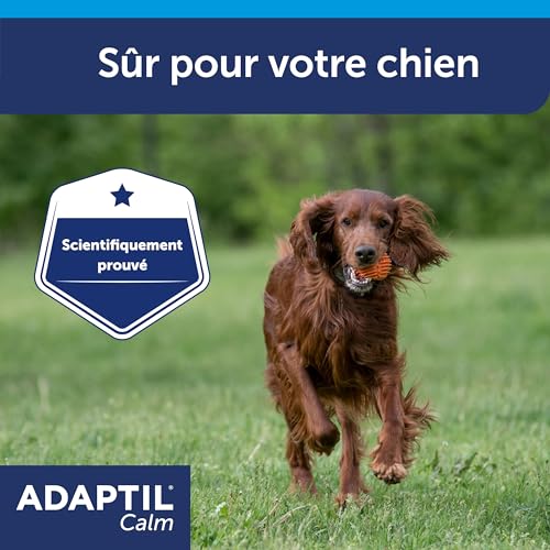 ADAPTIL Coleira calmante de feromônios para cães médios e grandes. Tamanho máximo ajustável do pesco