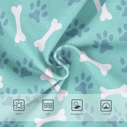 Little Girl Underwear Toddler Panties Kids Undies Dog Paw Bone Soft Cotton Briefs 2T-8Y3