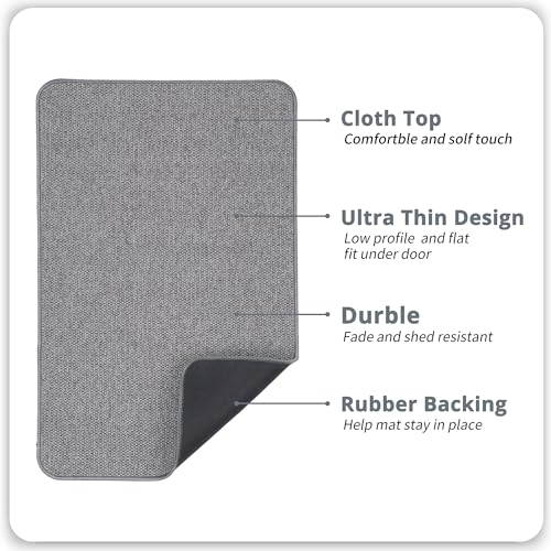 Bosap BOSAP003 Bath Mat,Ultra Thin Bath Rugs,Rubber Bath Mats For Bathroom,Quick Dry,Non-Slip,Machine Washable,Fit Under Door,Super Absorbent Bathroom Rugs thumb #1