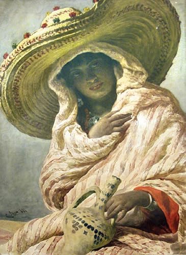 Peinture murale Cesare Biseo, affiche artistique sur toile pour décoration de chambre 60x90cm