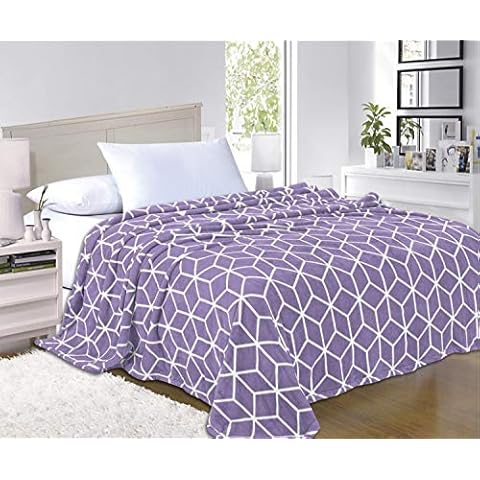 Elegant Comfort Luxury Coral Flannel Blanket Cover