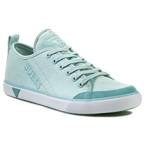GUESS Zapatillas de Deporte con Cordones Verde Lima Para Mujer