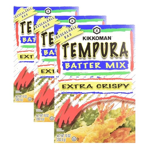 Kikkoman Tempura Batter Mix, 10 Ounce (Pack of 3)