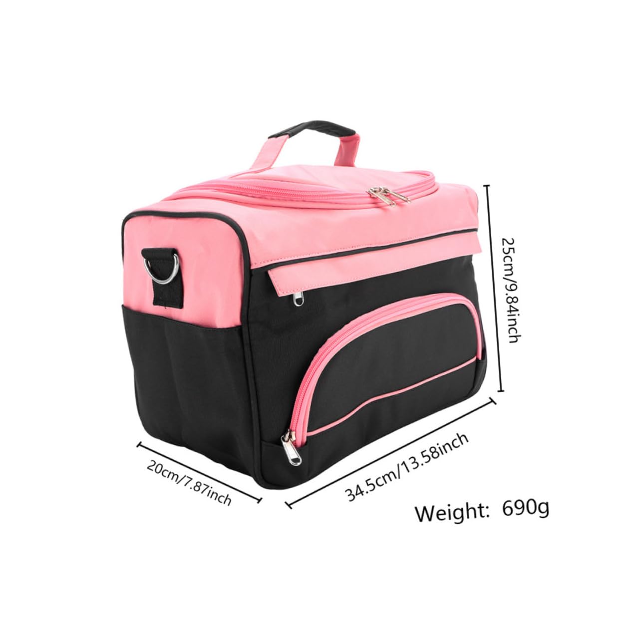 Healeved Barber Travel Bag Hair Stylist Must Haves Hairdressing Tool Organizer Large Barber Case Sturdy Makeup Kit Dividers