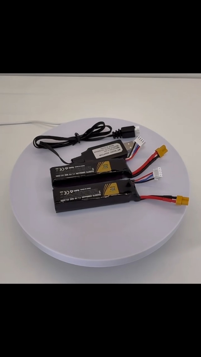 Fytoo Lot De 2 Batteries Au Lithium 3S 11,1 V 2000 MAh 5020120 Avec Mini Connecteur Odamiya Adaptees Pour M4 Grue Stock M110 G36 M14 L85 Aug G3 Pistolet Electrique Airsoft