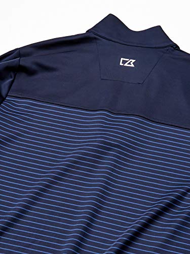 Cutter & Buck Men's Double Knit Drytec 50+ UPF Traverse Stripe Half Zip Pullover3