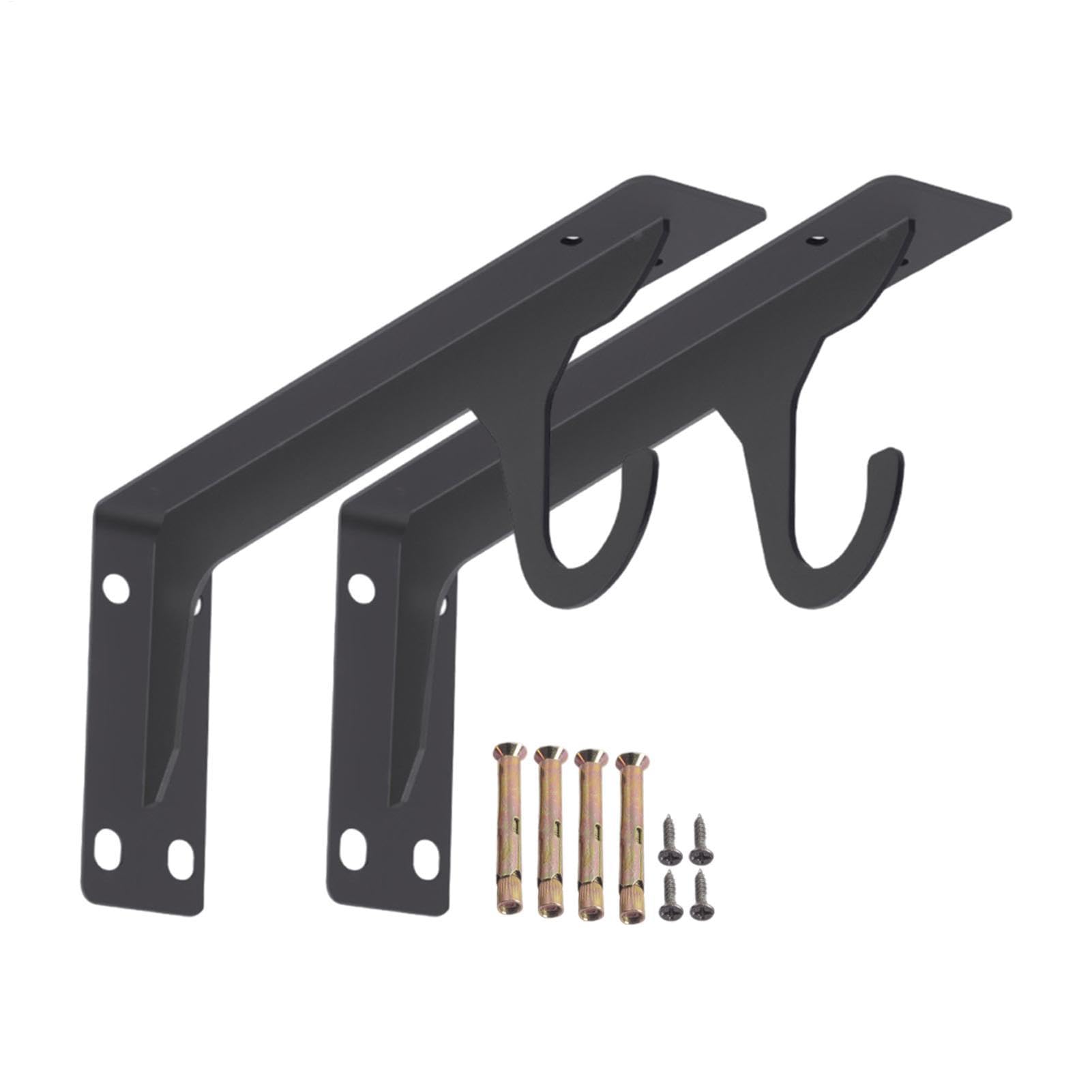Porte-tringle à vêtements robuste pour fixations murales d'armoire