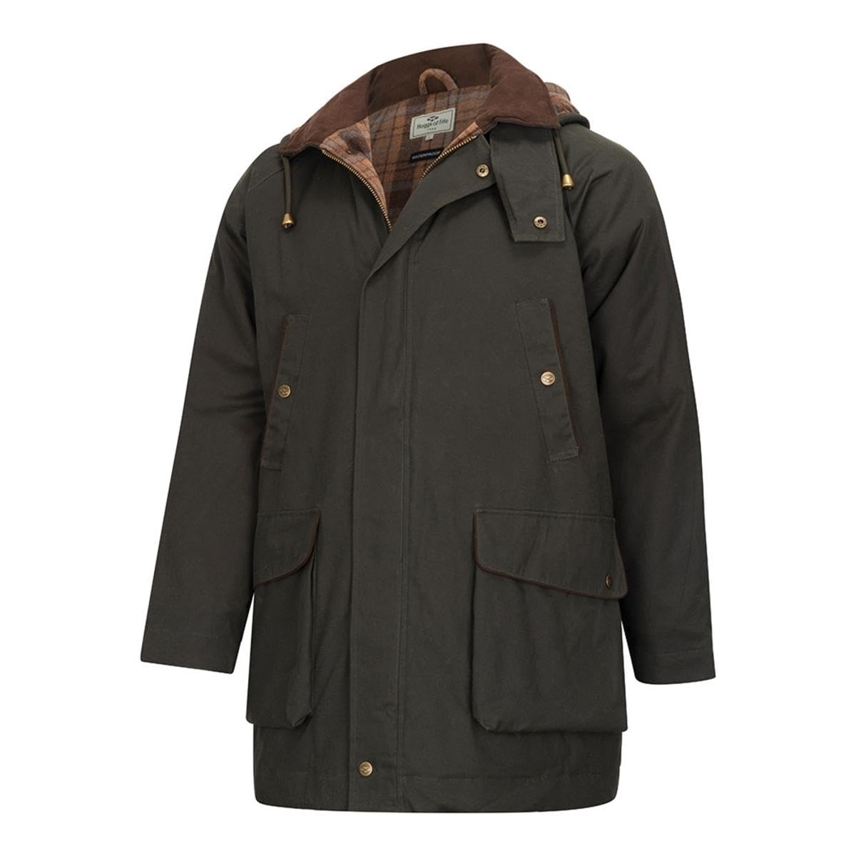 Hoggs of Fife Kelso Waterproof Gents Wax Jacket XXX-LargeXXX-Large Waterproof