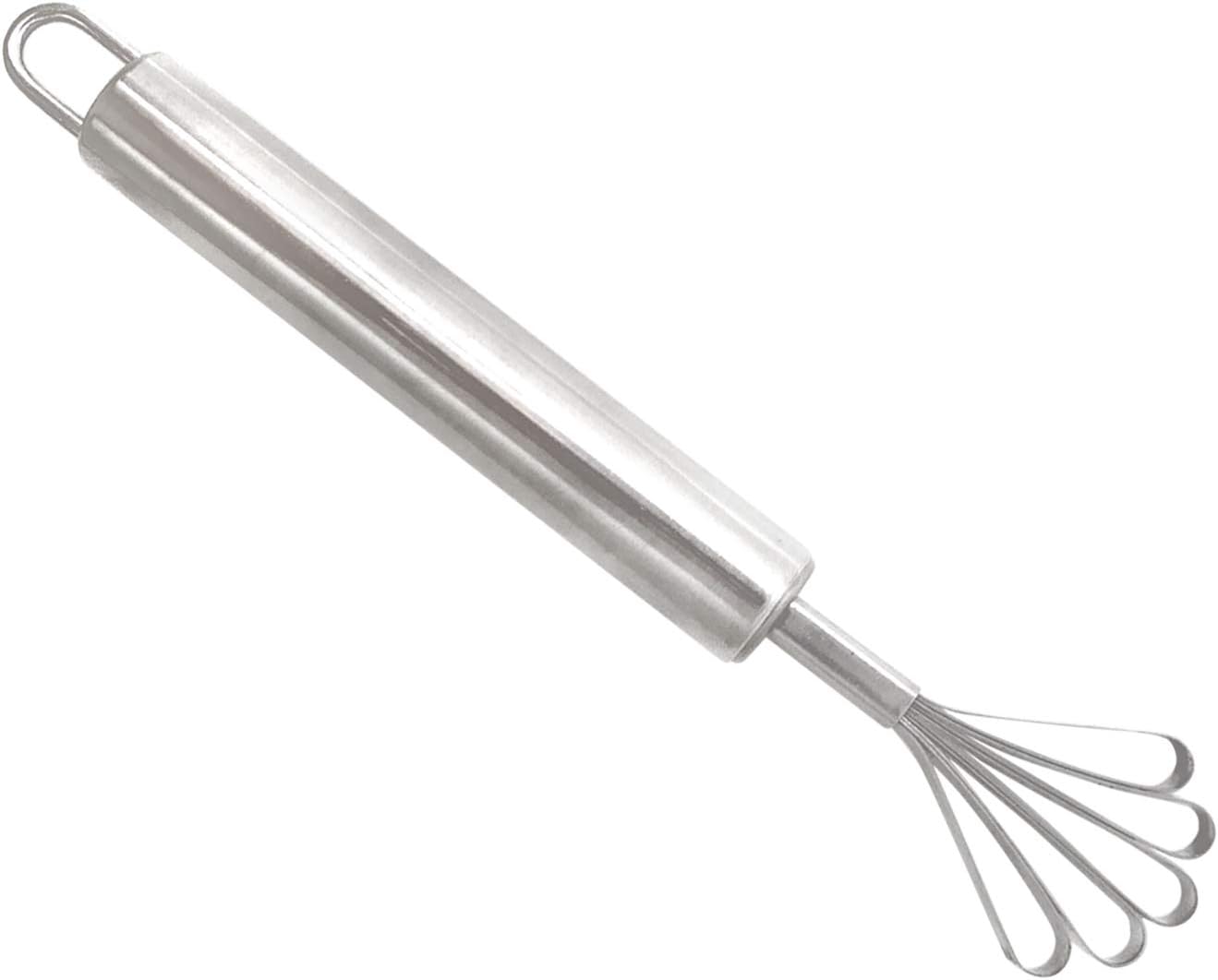 Honbay 2PCS Stainless Steel Coconut Meat Scraper Fish Scaler Remover for Kitchen