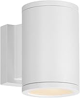 Vista 3 de WAC Lighting WS-W2605-AL - Lámpara de pared LED para exteriores, luz individual amigable con el cielo oscuro, 3000K, aluminio cepillado