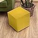 QUARKZMAN Quadratischer Ottoman-Bezug 18x18x18 Zoll Stretch-Polyester Waschbarer Ottoman-Überzug Elastischer Fußhocker-Fußstützen-Schutz für Wohnzimmer Schlafzimmer, Pink