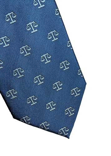 Image of Maker V Lawyer Necktie - Lawyers Gift for men, Scales of Justice, Bar Exam, Law School Graduation, Law Firm