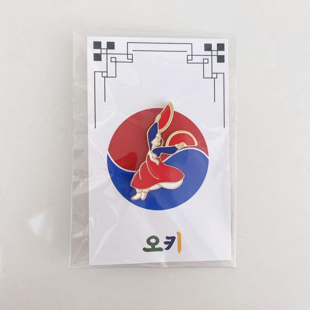 Amazon | 韓国 お土産 OKI ピンバッジ | バッジ | おもちゃ