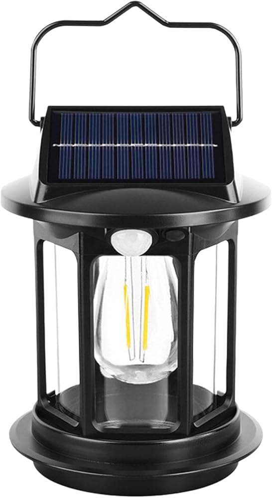 Solar LED Lantern Light for Outdoor & Indoor Use | Rechargeable Hanging Lantern with Solar Panel & USB Charging | Decorative Waterproof Light for Garden, Balcony, Patio, Camping & Emergency Lighting-image-18