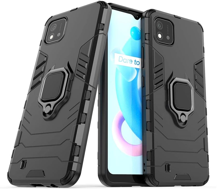OneLike 360° Rugged Armor Shockproof Slim Drop Full Body Protection Robot Ring Phone Back Cover for Oppo A16K - Black (B0CLDZXNTF) Amazon Price History, Amazon Price Tracker