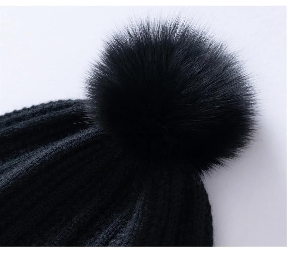 Czapka z dzianiny Czapki dziane klasyczne, Czapka beanie unisex z mieszanki wełny, wielokolorowa(Dark Gray9)