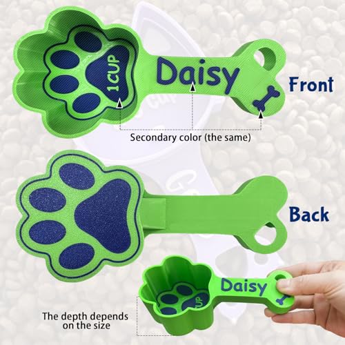 Cuchara personalizada para alimento de perro con nombre miniatura 3