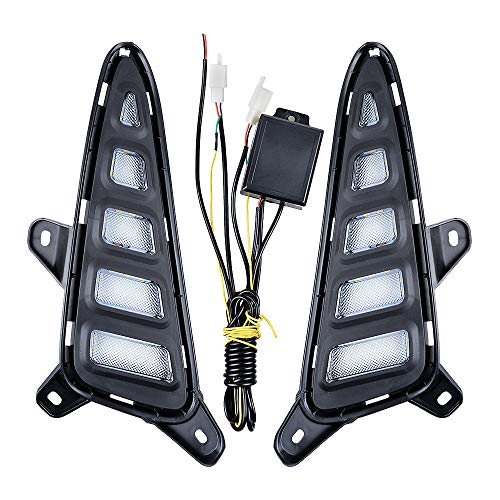 Compatible with Toyota C-HR CHR 2016-2019 DRL LED Daytime Running Light Turn Signal Fog Lamp IP65