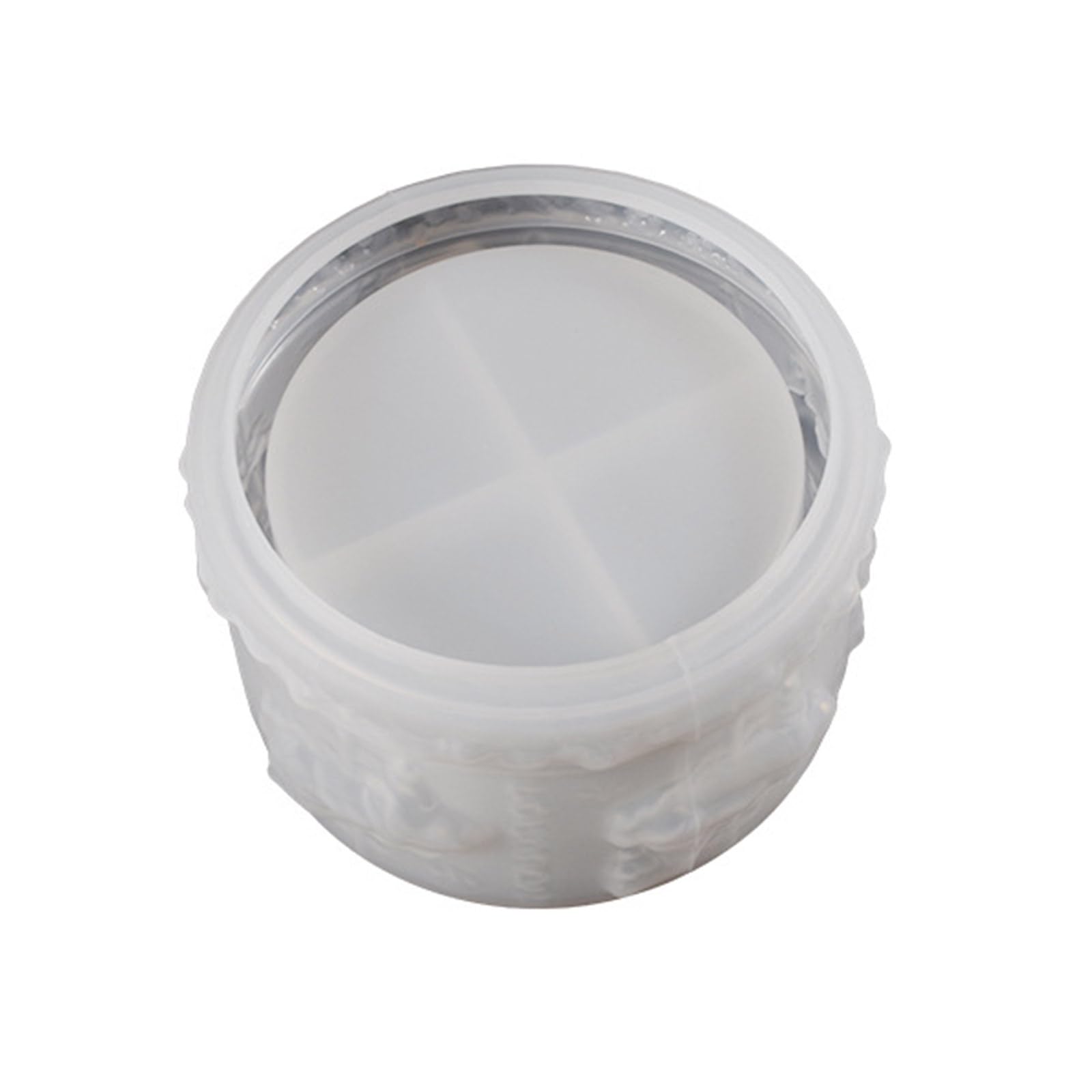 oringnat Crystal Epoxy Resin Mould Carousel Horse Storage Box Casting Mold Jewelry Storage Box Silicone Mold/with Lid