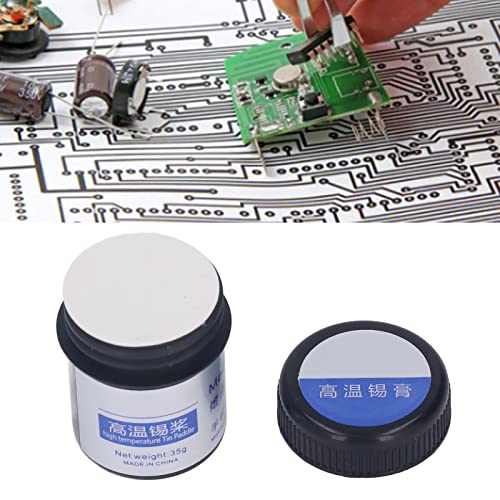 Image of High Temperature Solder Paste, No Clean Rework Flux for Circuit Board Repair Tin Planting Tin Material 1 Piece