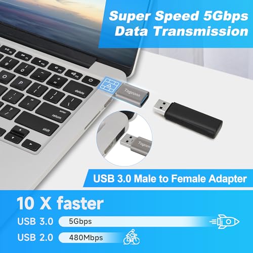 Image of USB A Male to Female Adapter