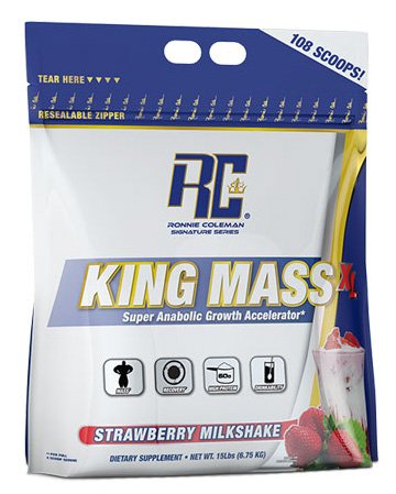 Preisvergleich Produktbild RCSS King Mass Gainer Kohlenhydrate Muskelaufbau Protein EiweiProteinshake Eiweißshake Bodybuilding (6800g Vanilla - Vanillie)