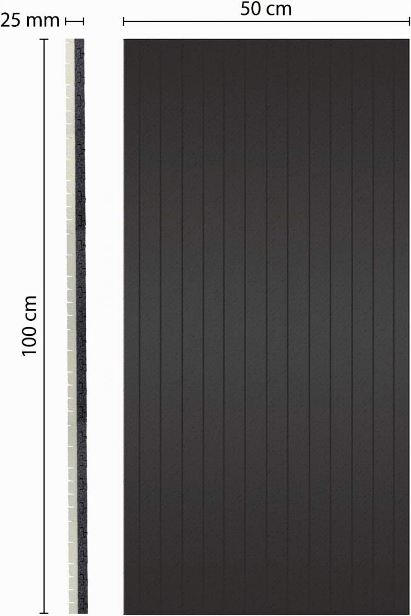 Aislamiento para persianas, 2 piezas con 25 mm de grosor, 100 x 50 cm, de Schellenberg, 66282