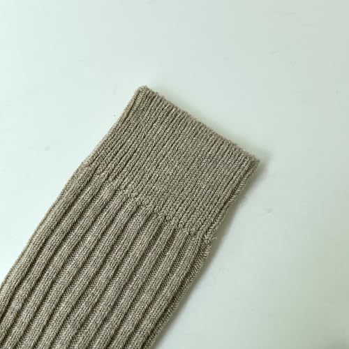 Image of Wool Blended Over the Knee Socks Ribbed Socks Knee High Cozy Long Slouchy Socks Winter by Daisy&Dino