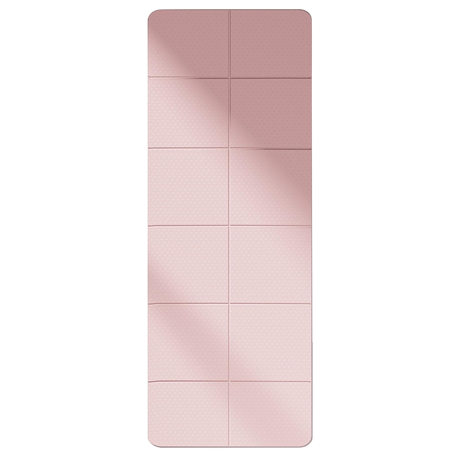 Tapete de fitness plegable | Tapete de gimnasio ligero | Almohadilla de entrenamiento de 72 x 24 x 0.1 pulgadas para yoga, pilates, estiramiento, suelo y entrenamientos de fitness