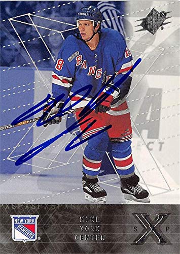 Mike York autographed 2000 Upper Deck SPX #44 Hockey Card