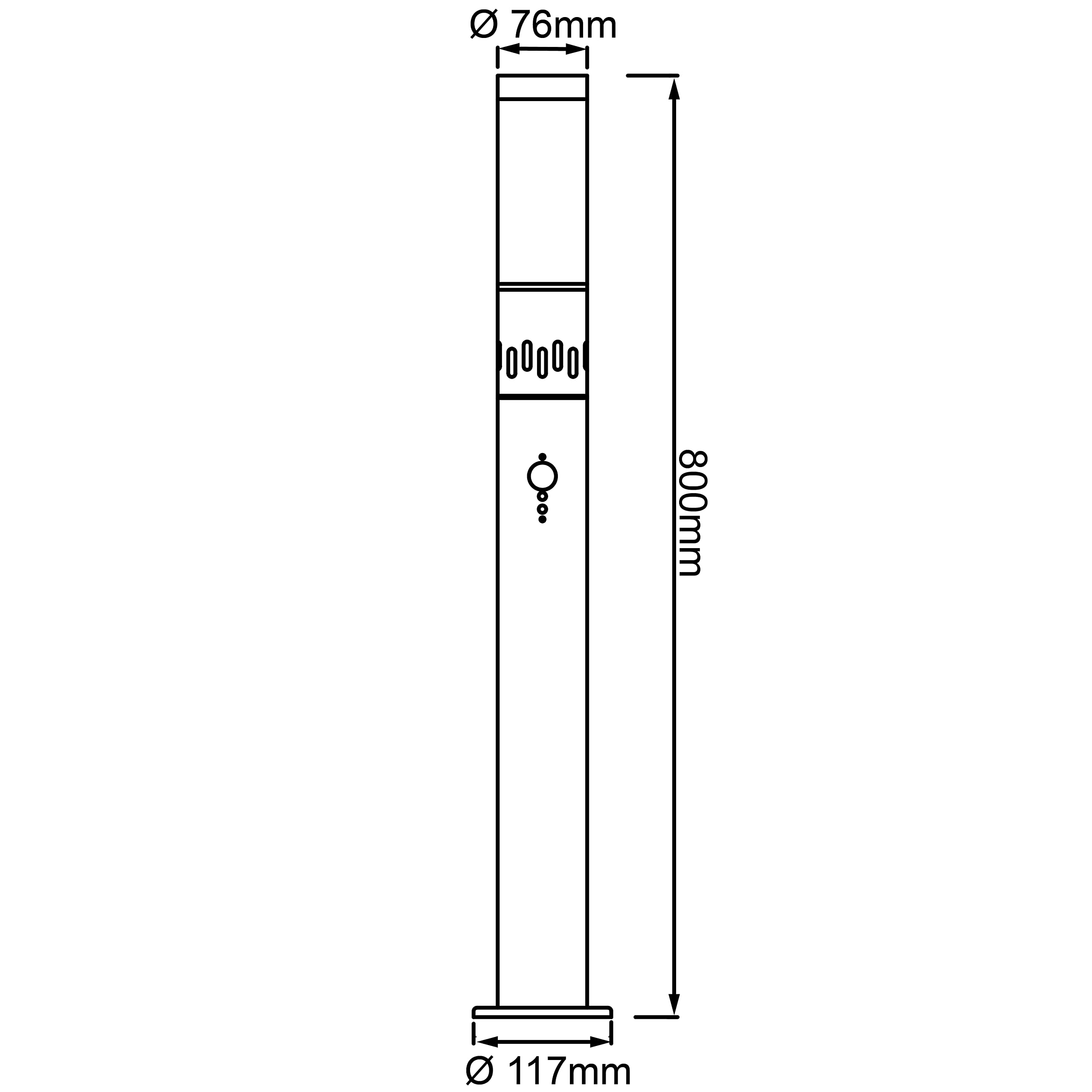 Brilliant Odporna na zachlapanie lampa LED do użytku na zewnątrz z regulowanym czujnikiem ruchu z przełącznikiem zmierzchowym do oświetlenia dekoracyjnego LED z metalu/tworzywa sztucznego, ze stali