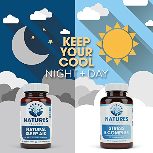 Vitamin B Complex Stress Relief | All Natural Mood Enhancer and Stress Support Supplement | Stress B Complex with Herbal Extract Blend Plus Vitamin C, PABA, and Choline
