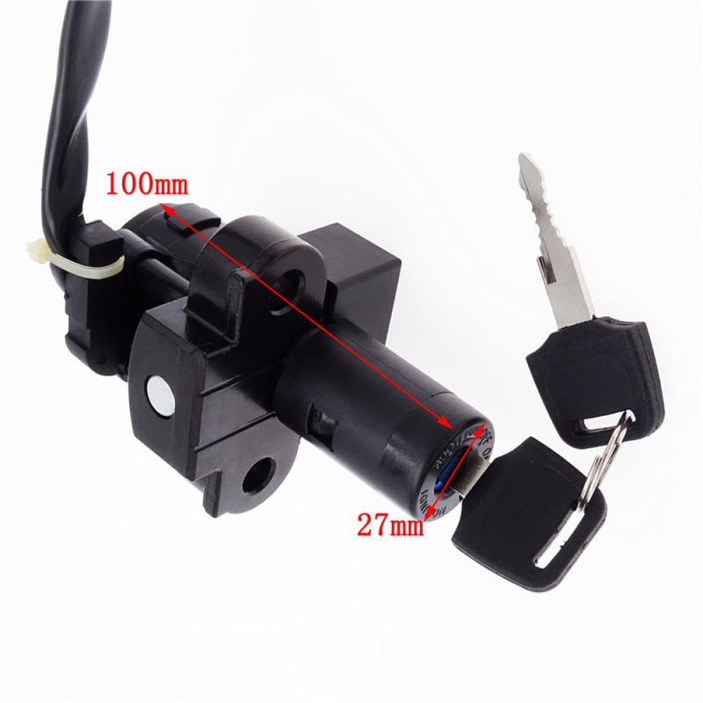 Motorcycle Ignition Switch Lock with 2 3 Wires Set Accessories Compatible with XRV750 XRV 750 Africa Twin 1993 2000