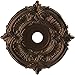 Ekena Millwork CMP22ATCAB Attica Thermoformed PVC Ceiling Medallion (Fits Canopies up to 7 3/4"), 22"OD x 3 1/2"ID x 1"P, Metallic Antique Brass