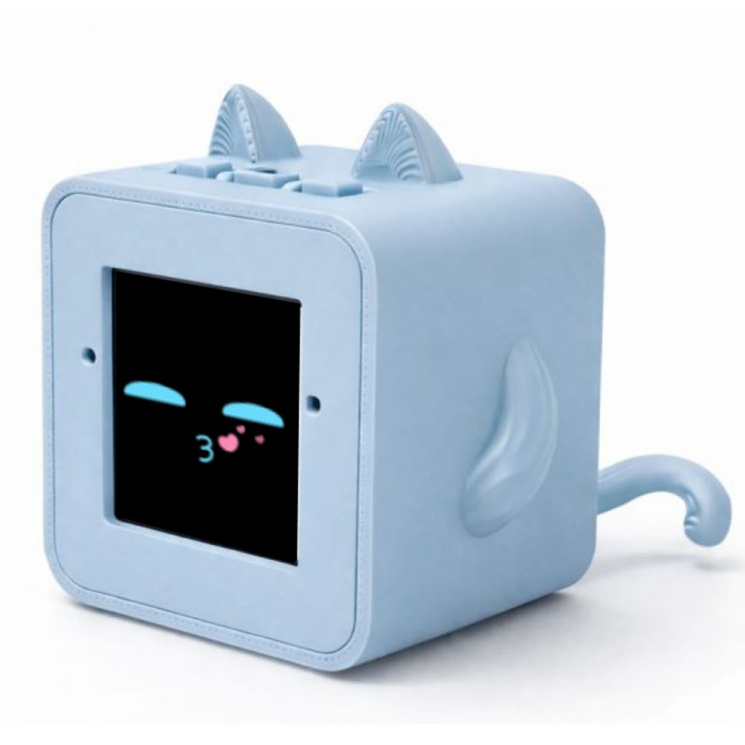 Multilingual AI Companion Robot Voice-Controlled Interactive Robot Pet Conversational Real-Time Tech Aficionados Enthusiasts, Kids, Desk, Bedside Table, Office, Sky Blue-image-19