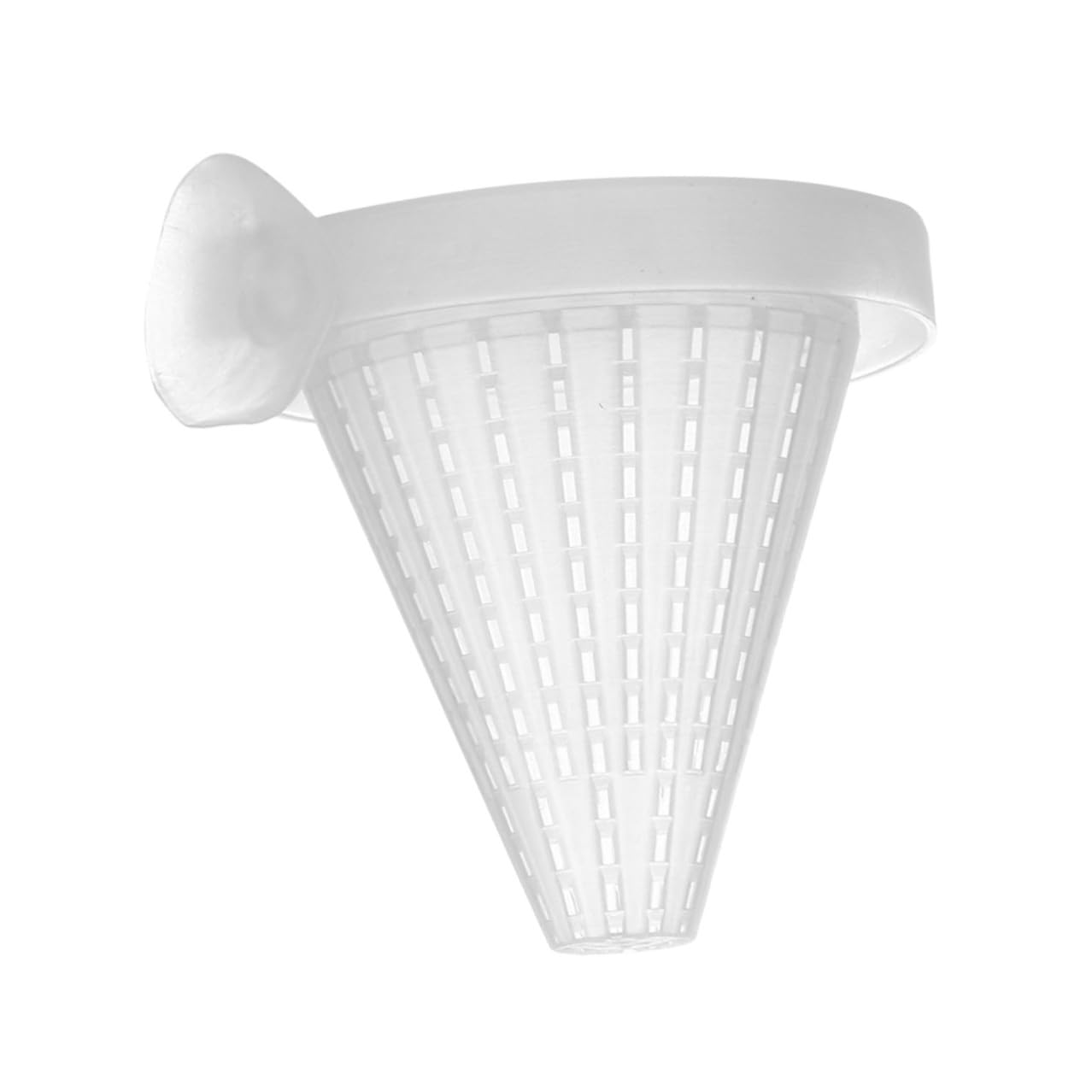 Mipcase 3pcs Aquarium Worm Feeding Cone Feeder Set with Suction Cup Small Red Worm Fish Tank Feeder Suitable