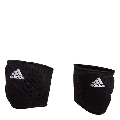 Miniatura 4 de adidas Rodilleras de voleibol unisex para adultos, 5 pulgadas, blanco/negro, talla S Blanco/Negro,Negro/Blanco,2-Negro/Blanco,Blanco/Negro/Blanco