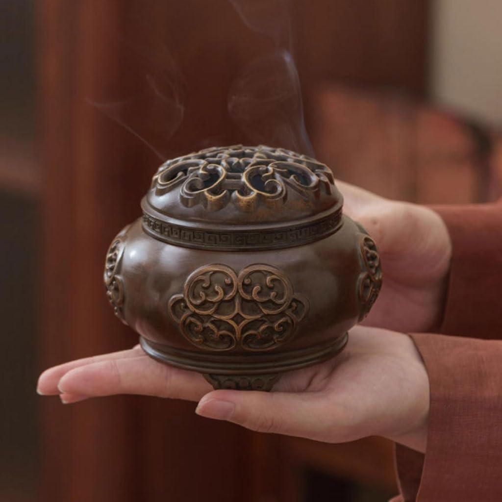 Quemador de incienso de cascada, creativo patrón de ramas entrelazadas, quemador de incienso para oficina en casa, estilo chino, adornos de regalo cultural y creativo, quemador de incienso de reflujo