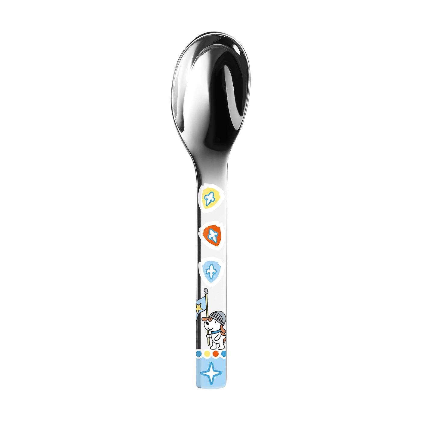 Set 4 cubiertos acero inox.18/10 infantil Miko Caballero. [AB9751]