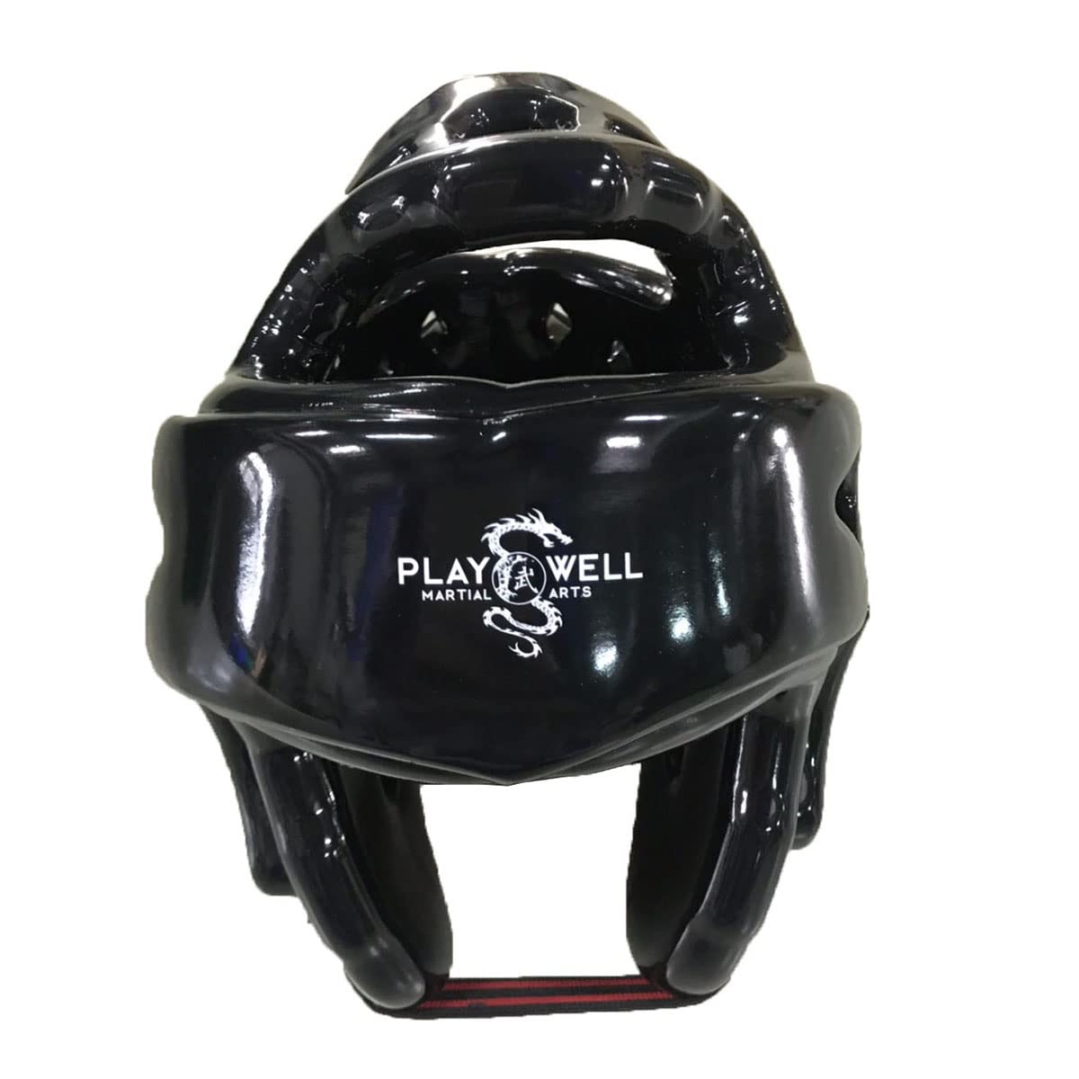 Arti Marziali Dipped Foam Ultimate Sparring Head Guard Nero - Doppio strato (Large)